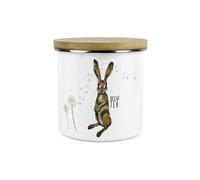 Purely Home - Hares & Dandelions - Decaf Tea Canister - Kitchen Storage Jar (Large)