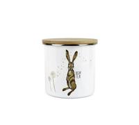 Purely Home - Hares & Dandelions - Decaf Tea Canister - Kitchen Storage Jar (Medium)