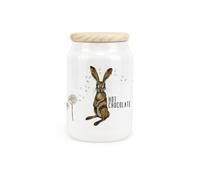 Purely Home - Hares & Dandelions - Hot Chocolate Canister - Kitchen Storage Jar