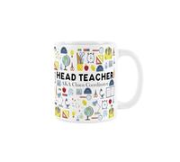 Purely Home Head Teacher Mug - Humorous School Teacher Funny Novelty Careers Gifts - Tea/Coffee Hot Drinks White Ceramic Cup Present