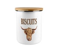 Purely Home Highland Cow Extra Large Biscuit Tin