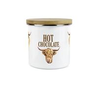 Purely Home - Highland Cow - Hot Chocolate Canister - Kitchen Storage Jar (Large)