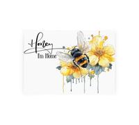 Purely Home Honey I'm Home Worktop Saver - Small Textured Glass Chopping Board