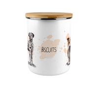 Purely Home Illustrated Dogs Extra Large Biscuit Tin