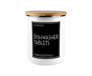Purely Home Inverted Minimalist Dishwasher Tablets Storage Tin