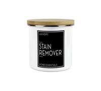 Purely Home Inverted Minimalist Stain Remover Storage Canister - Natural Black & White Modern Décor - Enamel 1.2L Storage Container