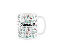 Purely Home Journalist Mug - Humourous Trades Funny Novelty Gift - Tea/coffee Hot Drinks White Ceramic Cup Present For Journalists