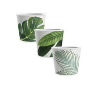 Purely Home Jungle Floral Ice Cream Cups - Set Of 3