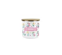 Purely Home Kids Mini Snack Pot - Lunchtime Unicorn Fairy Raisins Storage Canister - Enamel Storage Container