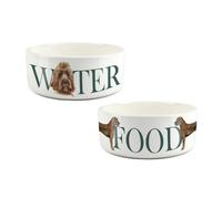 Purely Home Labradoodle Food & Water Bowl Set By Rhiannon Chauncey