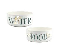 Purely Home Labrador Food & Water Bowl Set By Rhiannon Chauncey