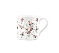 Purely Home Ladybird Mug - Red & Black Spots Ladybug Insect - Bone China White Mug Coffee/Tea Present