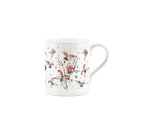 Purely Home Ladybird Mug - Red & Black Spots Ladybug Insect - Small Bone China White Mug Coffee/Tea Present