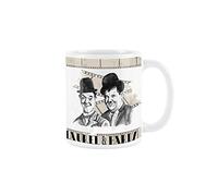 Purely Home Laurel and Hardy Mug - Vintage Film Reel Comedy Duo Stan Laurel and Oliver Hardy Hollywood Movie Gift/Present - Tea Coffee White Ceramic Mug