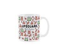 Purely Home Lifeguard Mug - Swimming Humourous Trades Funny Novelty Gift - Tea/coffee Hot Drinks Ceramic Cup Present For Lifeguards