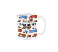 Purely Home Lorry Driver Mug - Humourous Trades Funny Novelty Gift - Tea/Coffee Hot Drinks White Ceramic Cup Present for Truck Drivers