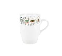 Purely Home Magical Insects Mug - Butterflies Bees Moths Dragonflies - Tea/Coffee Ceramic Cup Nature Gift