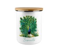 Purely Home Majestic Peacock Extra Large Biscuit Tin