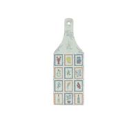 Purely Home Mediterranean Food Stamps Bottle Serving Board - Glass Kitchenware Platter