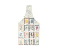 Purely Home Mediterranean Food Stamps Large Bottle Serving Board - Glass Kitchenware Platter