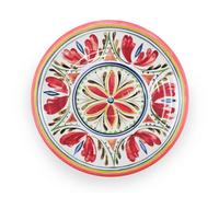 Purely Home Mediterranean Melamine Dinner Plates - Set Of 5