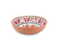 Purely Home Mediterranean Melamine Low Bowl