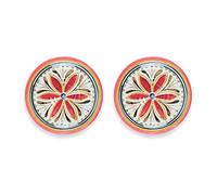 Purely Home Melamine/Plastic Outdoor/Camping/Picnic Side Plates Set (Mediterranean, 2)