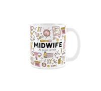 Purely Home Midwife Mug - Humourous Trades Funny Novelty Gift - Tea/Coffee Hot Drinks White Ceramic Cup Present for Midwives/Fertility Doctors