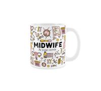 Purely Home Midwife Mug - Humourous Trades Funny Novelty Gift - Tea/coffee Hot Drinks White Ceramic Cup Present For Midwives/fertility Doctors