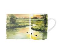 Purely Home Mini Ducks British Wildlife Mug - Countryside Animals/Birds Artwork - Tea Coffee Hot Drinks Ceramic Mug Gift/Present