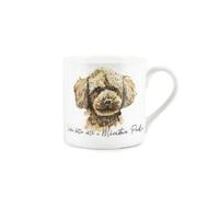 Purely Home Miniature Poodle Mug - Lifes Better With A Miniature Poodle Bone China White Mug - Tea/coffee Gift For Dog Lovers