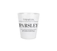 Purely Home Minimalist Parsley Plant Pot - Small Ceramic Indoor Plant Pot Gift