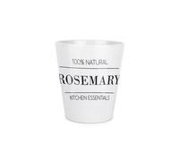 Purely Home Minimalist Rosemary Plant Pot - Small Ceramic Indoor Plant Pot Gift