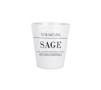 Purely Home Minimalist Sage Plant Pot - Small Ceramic Indoor Plant Pot Gift