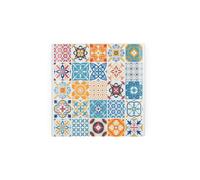 Purely Home Mosaic Tiles Glass Pot Stand/trivet - Multicolour Worktop Saver/cutting Board