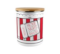 Purely Home Movie Snacks Personalised Storage Tin - 2.7L Extra-Large Enamel Airtight Cinema Popcorn & Sweet Jar, Gifts for Film Lovers