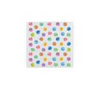 Purely Home Multicoloured Polka Dots Glass Hot Pot Stand - Heat Resistant Non-Slip Trivet