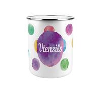 Purely Home Multicoloured Polka Dots Kitchen Utensil Holder