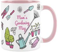 Purely Home Mum Gardening Gift Mug - Mother Gardening Gift For Mum Pink Tea Coffee Gift Present Mug