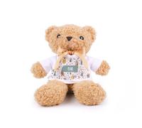 Purely Home Musical Creatures Personalised Teddy Bear - Forest Plush Teddy Gift with T-Shirt