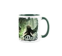 Purely Home Mythical Dungeons Mug - Druid Class RPG Game Artwork Fantasy Gift for Gamers - Ceramic Tea/Coffee Drinks Cup