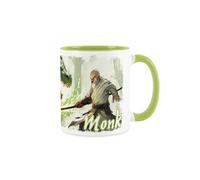 Purely Home Mythical Dungeons Mug - Monk Class RPG Game Artwork Fantasy Gift for Gamers - Ceramic Tea/Coffee Drinks Cup