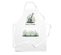 Purely Home Nannys Apron - Gardening Gift Apron - Adjustable Ties/pocket Present For Nanny