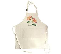 Purely Home Nans Kitchen Apron - Pretty Floral Gifts For Nan - Adjustable Neck/waist Ties Cooking & Baking Apron With Large Front Pocket