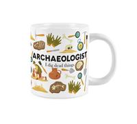 Purely Home Novelty Archaeologist Mug - Extra Large Jumbo Humourous Trades Gifts For Archaeologists - Ceramic Large Tea/coffee Cup