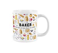 Purely Home Novelty Baker Mug - Extra Large Jumbo Humourous Trades Gifts For Bakers/bakery Workers - Ceramic Large Tea/coffee Cup