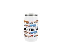 Purely Home Novelty Lorry Driver Drinking Can Flask With Straw
