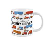 Purely Home Novelty Lorry Driver Mug - Extra Large Jumbo Humourous Trades Gifts For Haulage Drivers - Ceramic Large Tea/coffee Cup