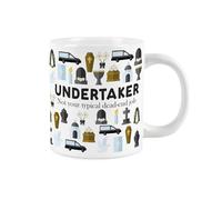 Purely Home Novelty Undertaker Mug - Extra Large Jumbo Humourous Trades Gifts for Funeral Directors - Ceramic Large Tea/Coffee Cup