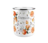 Purely Home Orange Tangerines Kitchen Utensil Holder